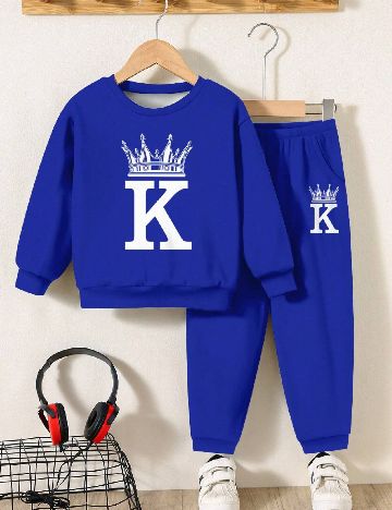 Compleu Shein Kids, albastru