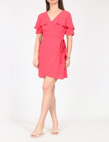 Rochie scurta Bershka, roz