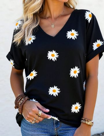 Bluza SHEIN CURVE, negru