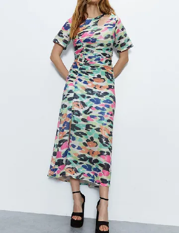 Rochie medie WAREHOUSE, mix culori