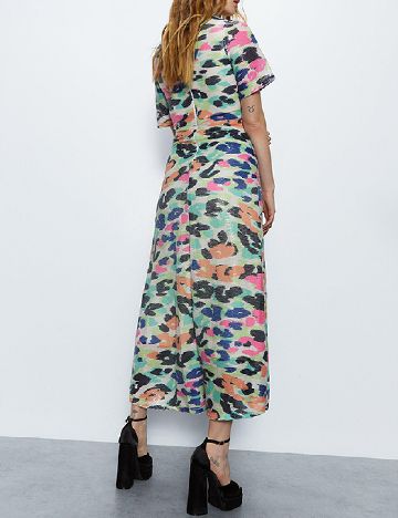 Rochie medie WAREHOUSE, mix culori