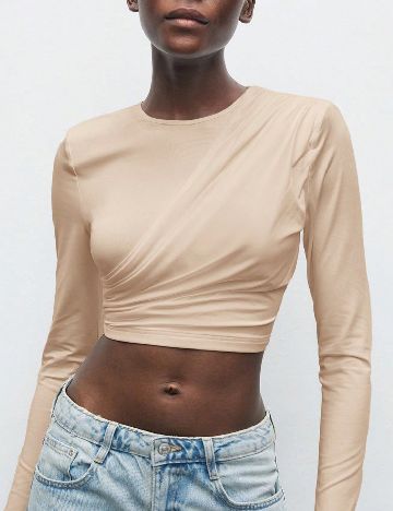 Top SHEIN, crem