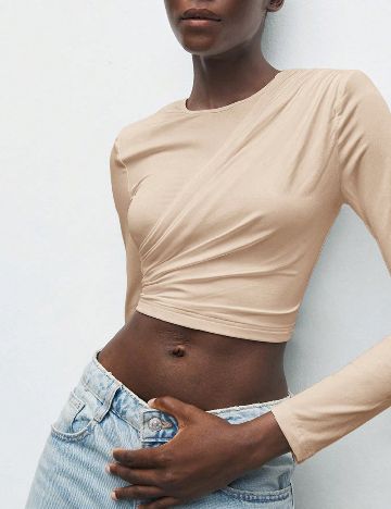 Top SHEIN, crem