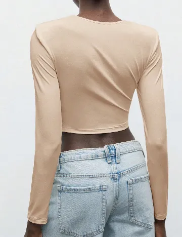 Top SHEIN, crem