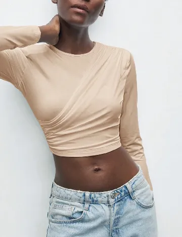 Top SHEIN, crem