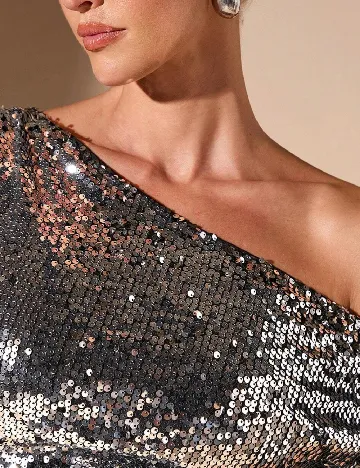 Top SHEIN, argintiu