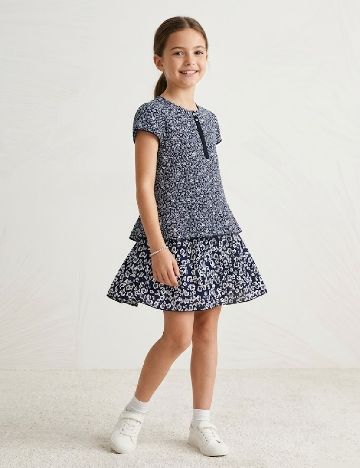 Rochie scurta Zara, albastru