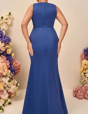 Rochie lunga SHEIN CURVE, albastru