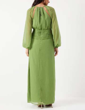 Rochie lunga WAREHOUSE, verde