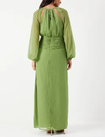 Rochie lunga WAREHOUSE, verde