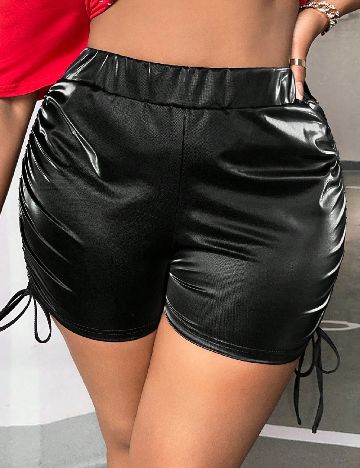 Pantaloni scurti SHEIN CURVE, negru