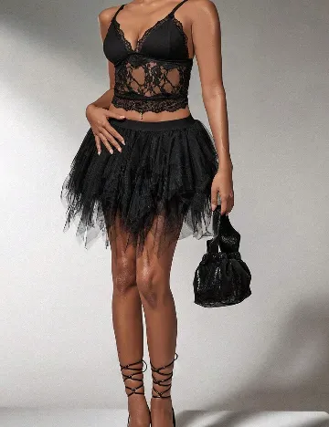 Fusta SHEIN, negru