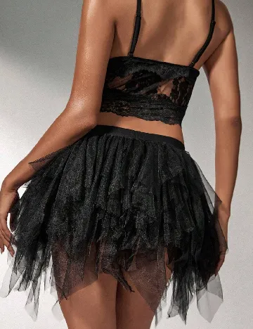 Fusta SHEIN, negru