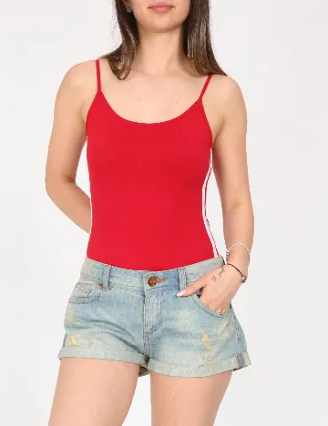 Pantaloni scurti Bershka, albastru