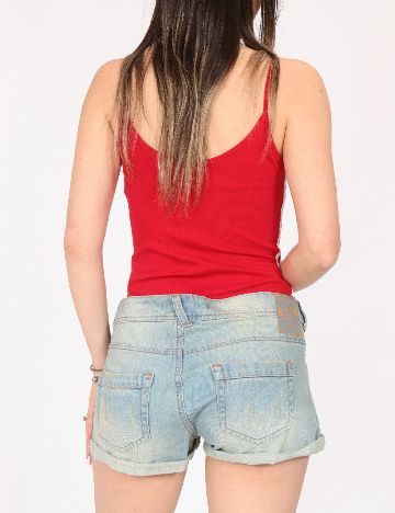 Pantaloni scurti Bershka, albastru