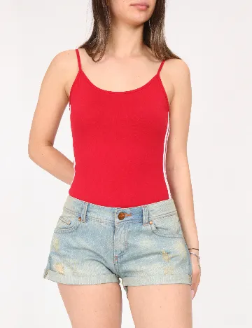 Pantaloni scurti Bershka, albastru