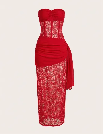 Rochie lunga SHEIN, rosu
