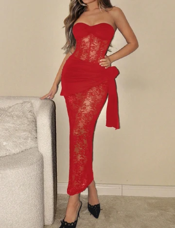 Rochie lunga SHEIN, rosu