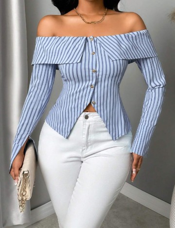 Bluza SHEIN, albastru