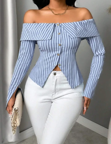 Bluza SHEIN, albastru