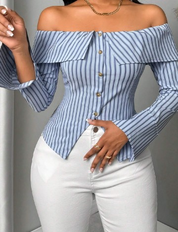 Bluza SHEIN, albastru