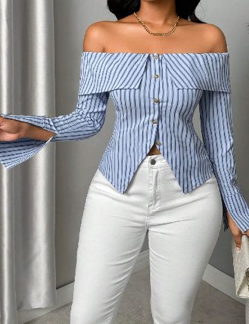 Bluza SHEIN, albastru