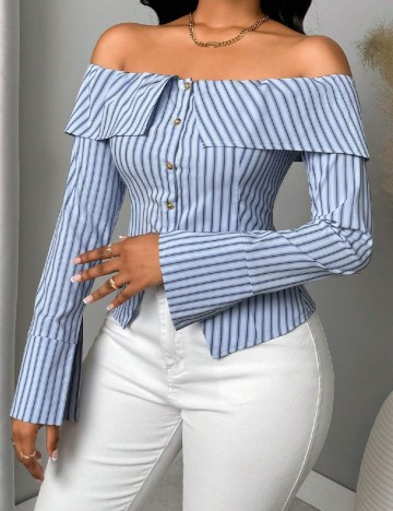 Bluza SHEIN, albastru