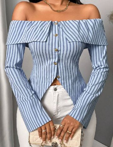 Bluza SHEIN, albastru