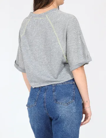 Top Bershka, gri