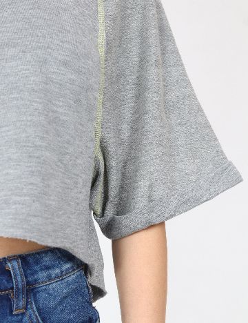 Top Bershka, gri