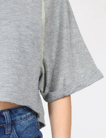 Top Bershka, gri