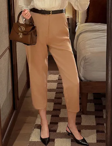 Pantaloni SHEIN, maro