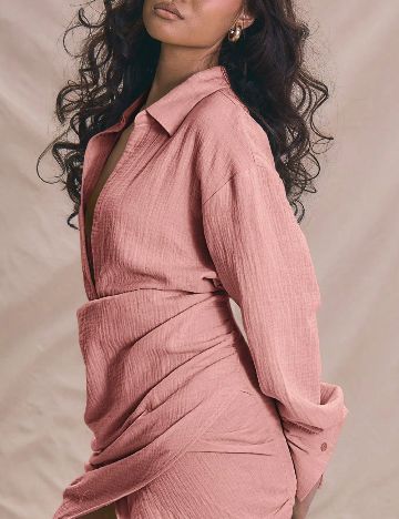 Rochie scurta SHEIN, roz