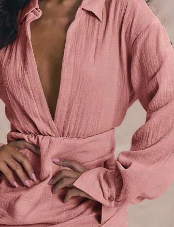 Rochie scurta SHEIN, roz