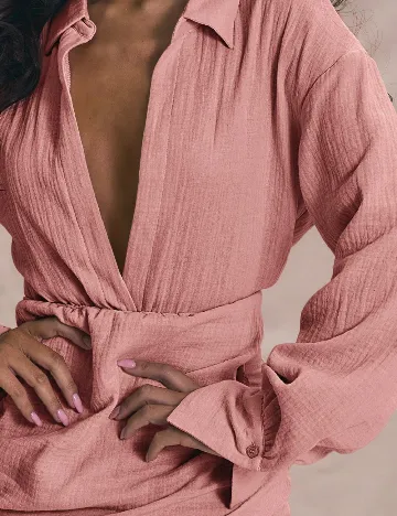 Rochie scurta SHEIN, roz