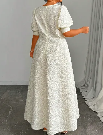 Rochie lunga SHEIN CURVE, ecru