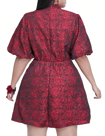 Rochie scurta SHEIN CURVE, rosu