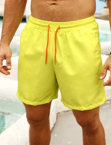 Set short de baie 2 perechi SHEIN, verde/negru