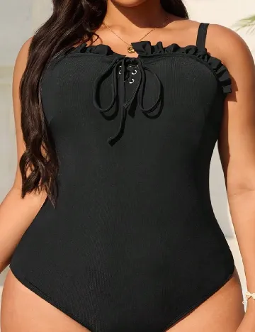 Costum de baie SHEIN CURVE, negru