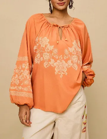 Bluza SHEIN CURVE, portocaliu