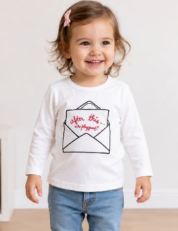 Bluza Zara, alb