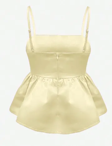Top SHEIN, galben deschis