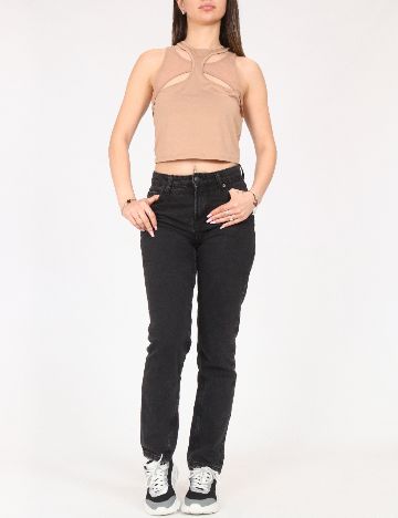 Top Bershka, crem