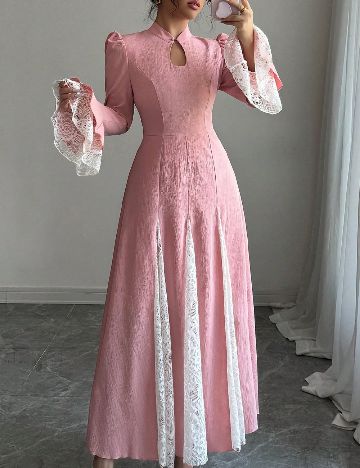 Rochie lunga SHEIN, roz
