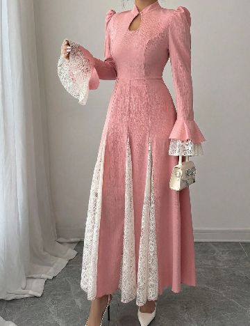 Rochie lunga SHEIN, roz