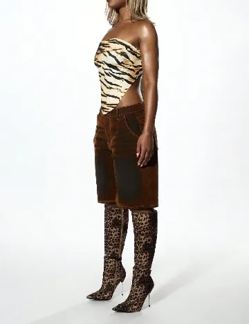 Top SUMWON, animal print
