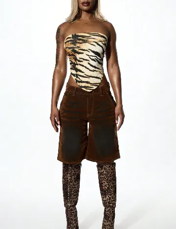 Top SUMWON, animal print