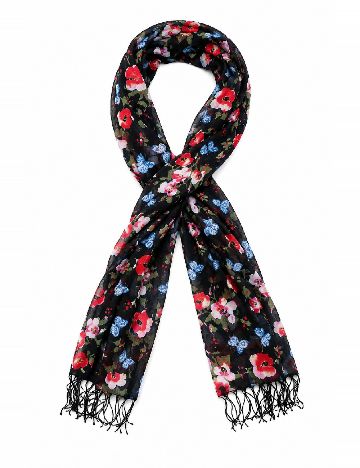 Esarfa Zara, negru