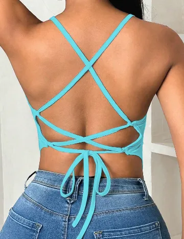 Top SHEIN, bleu