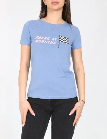 Tricou Pull&Bear, albastru